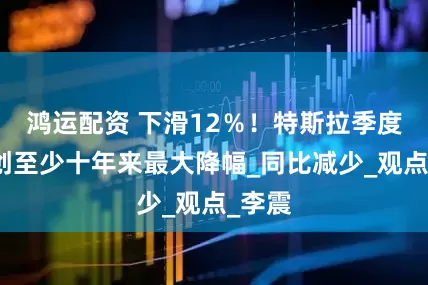 鸿运配资 下滑12％！特斯拉季度营收创至少十年来最大降幅_同比减少_观点_李震