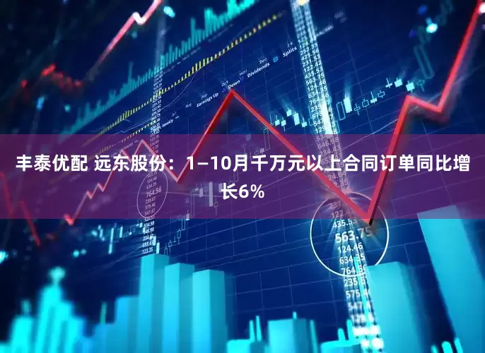 丰泰优配 远东股份：1—10月千万元以上合同订单同比增长6%